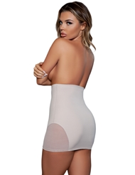 Alternate back view of NUDE HIGH-WAISTED HALF SLIP