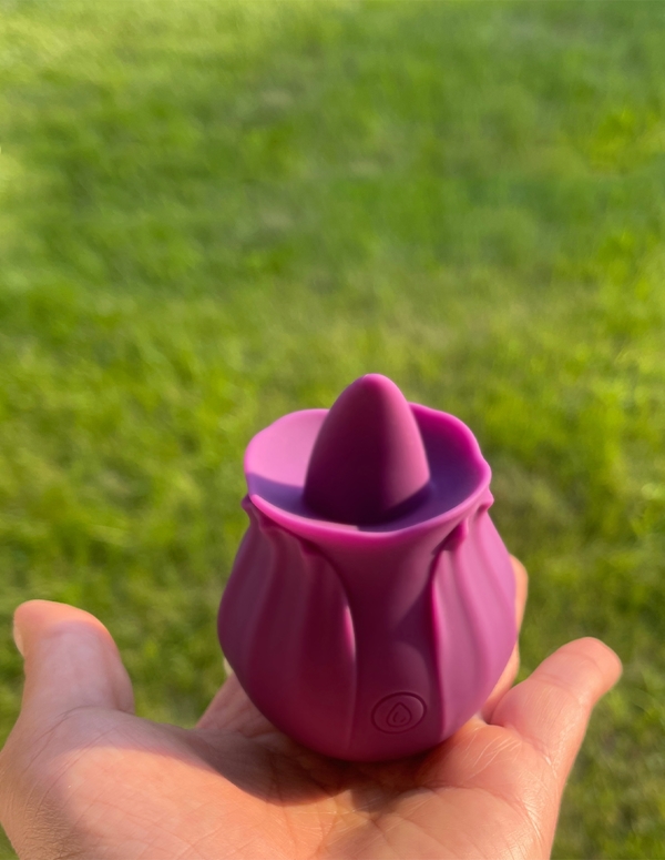 inbloom rose toy InBloom Rosales Rose Sucking Vibrator – Modern Aphrodite LLC main image 1