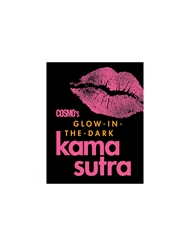 Front view of COSMO'S GLOW-IN-THE-DARK KAMA SUTRA BOOK