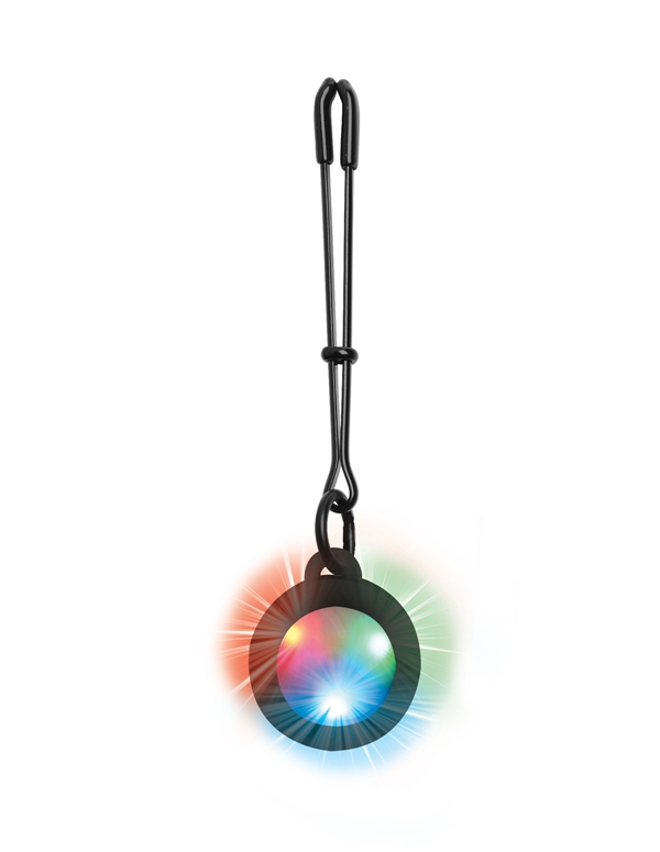 Silicone Light Up Tweezer Nipple Clamps ALT4 view Color: BK