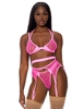 Additional PINK view of product WILD AT HEART BRA SET with color code PK
