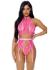 Additional PINK view of product I HEART YOU BRA SET with color code PK