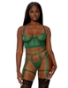 Additional EMERALD view of product BLOOMING BEAUTY BUSTIER SET with color code EMR