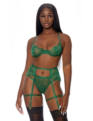 Additional  view of product BLOOMING SEASON LINGERIE SET with color code EMR