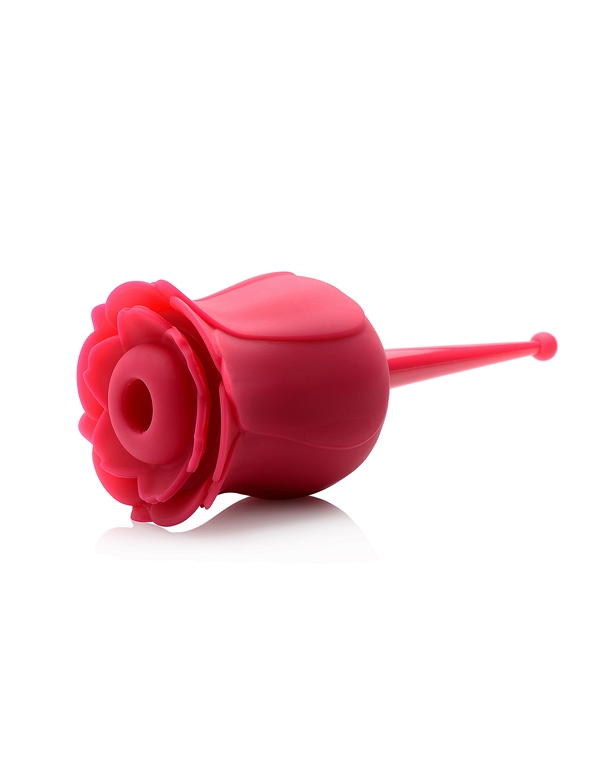 The Rose Buzz 7X Silicone Clit Stimulator And Vibrator default view Color: RD