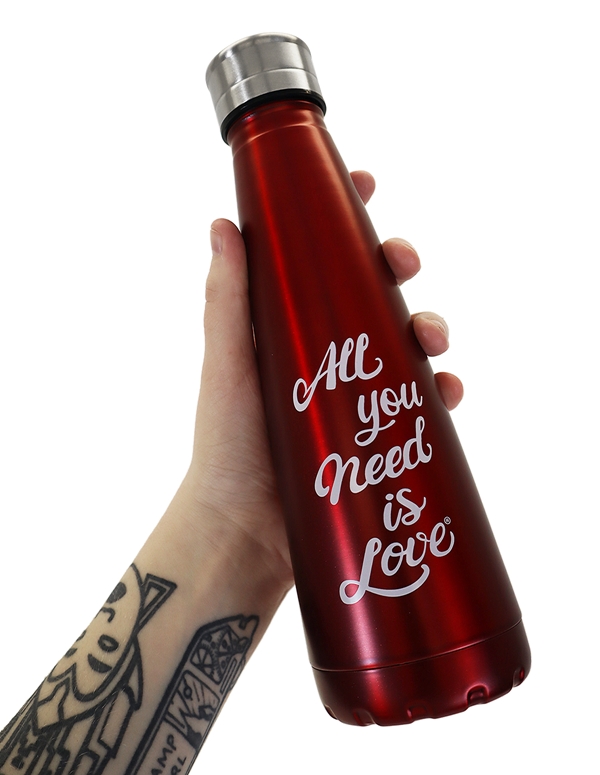 Ll Slim Stainless Bottle ALT3 view Color: RD