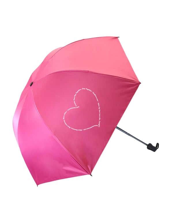 Pink Compact Folding Umbrella default view Color: PKB