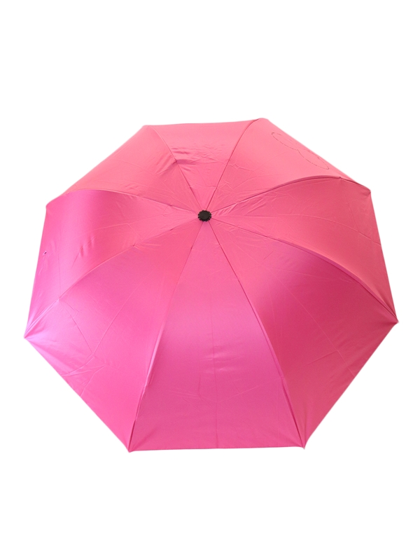 Pink Compact Folding Umbrella ALT2 view Color: PKB
