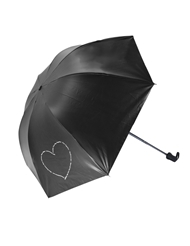 Additional  view of product BLACK SKY COMPACT FOLDING UMBRELLA with color code BKB