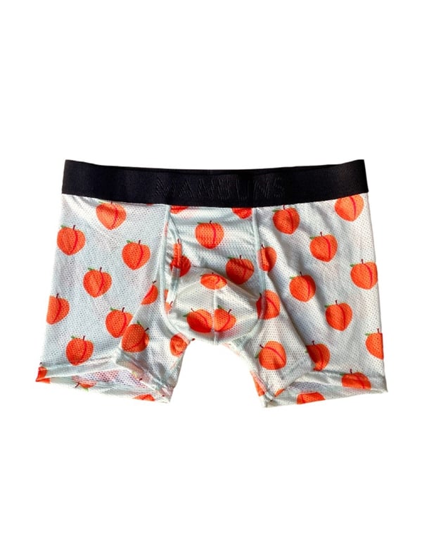 Manbuns Peach Boxer Trunk default view Color: PC