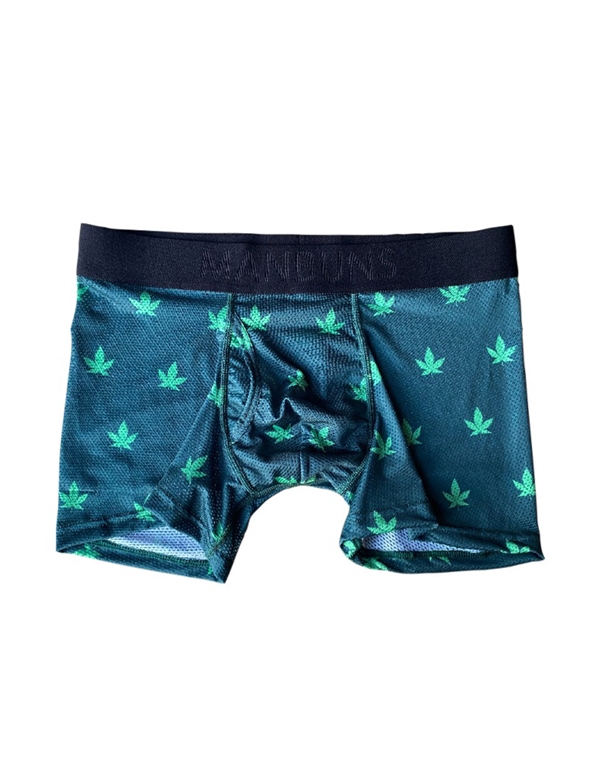 Manbuns 420 Boxer Trunk default view Color: GR