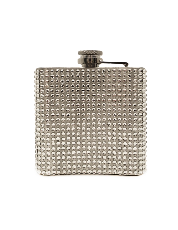 Sex Drive Flask With Glass Stone ALT3 view Color: NC