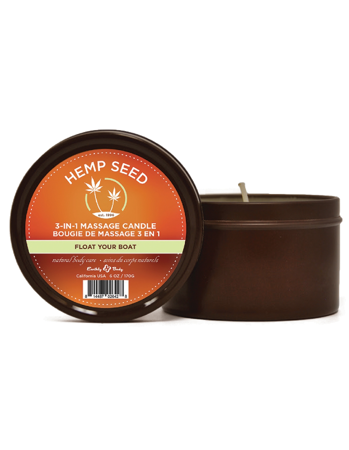 alternate image for FLOAT YOUR BOAT MASSAGE CANDLE - HEMP SEED