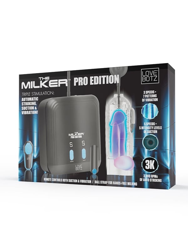 The Milker Pro Edition Automatic Stroker ALT view Color: CKB