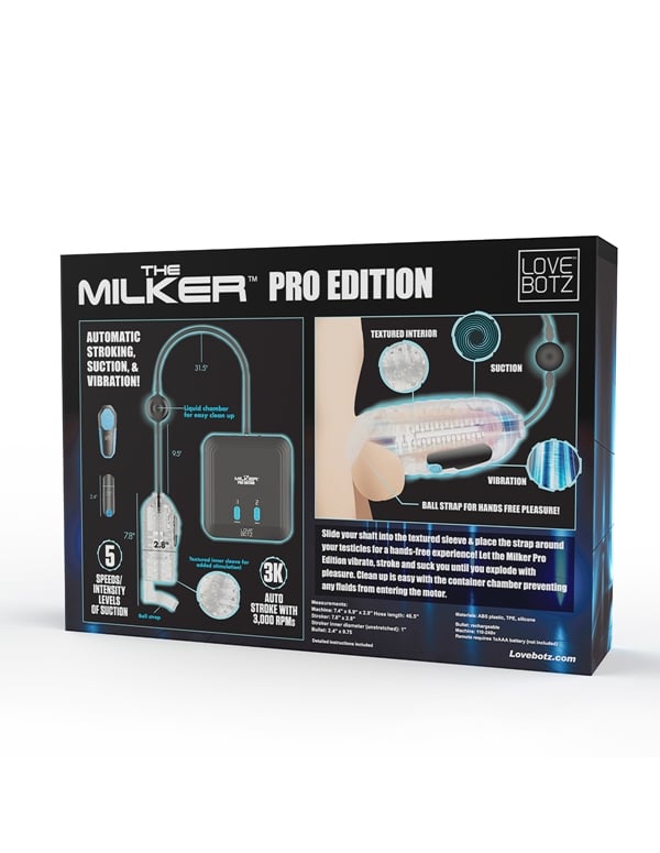 The Milker Pro Edition Automatic Stroker ALT1 view Color: CKB