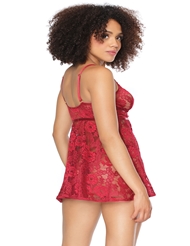 Alternate back view of RUBY LACE BABYDOLL