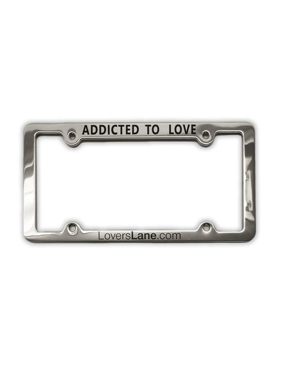 License Plate Cover - Addicted To Love default view Color: NC