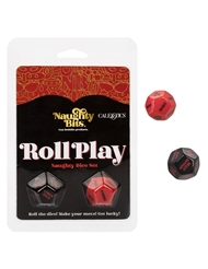 Alternate back view of NAUGHTY BITS ROLL PLAY NAUGHTY DICE SET