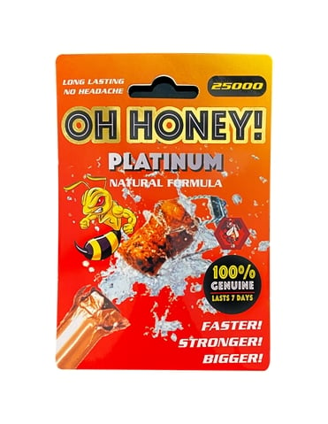 3 Pack Oh Honey 25000 Platinum Male Enhancement Palestine