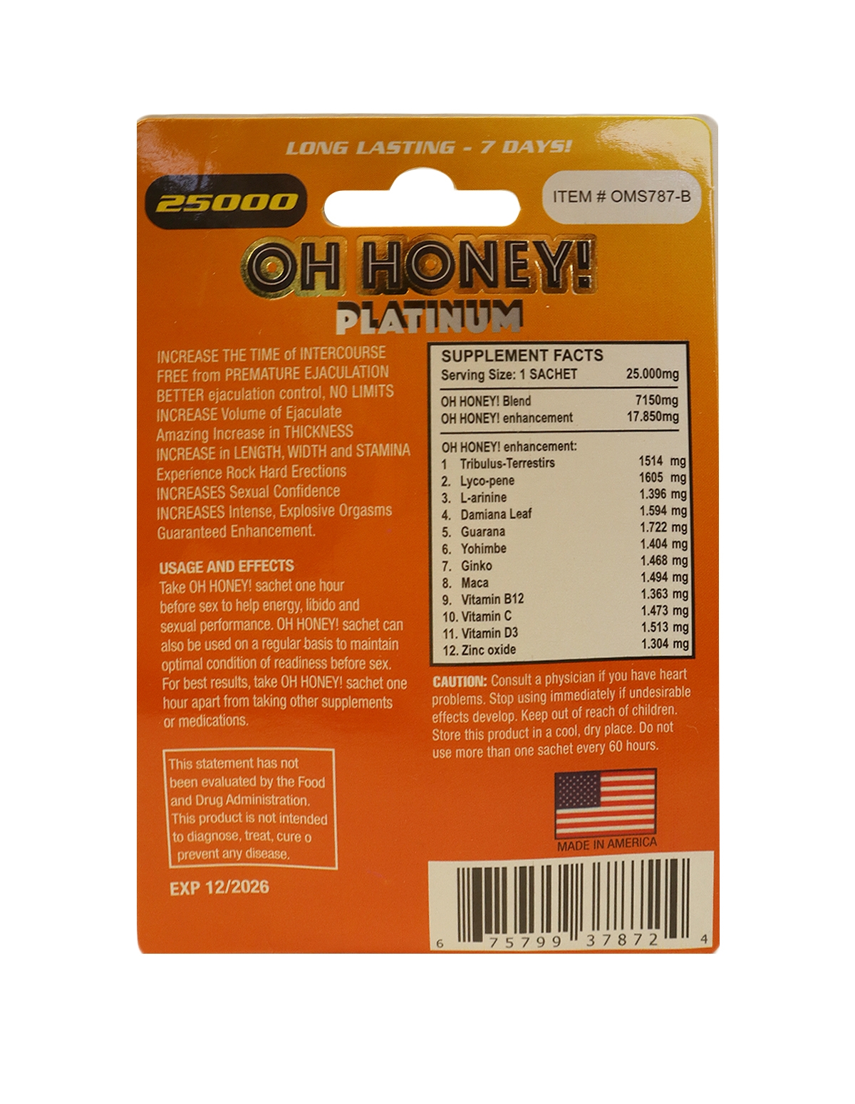 Oh Honey! Enhancement - OMS787-B-05266 | Lover's Lane