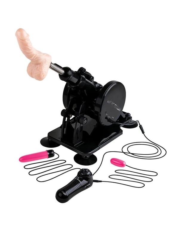Whipsmart Premium Automatic Thruster Sex Machine W/ Remote default view Color: BK
