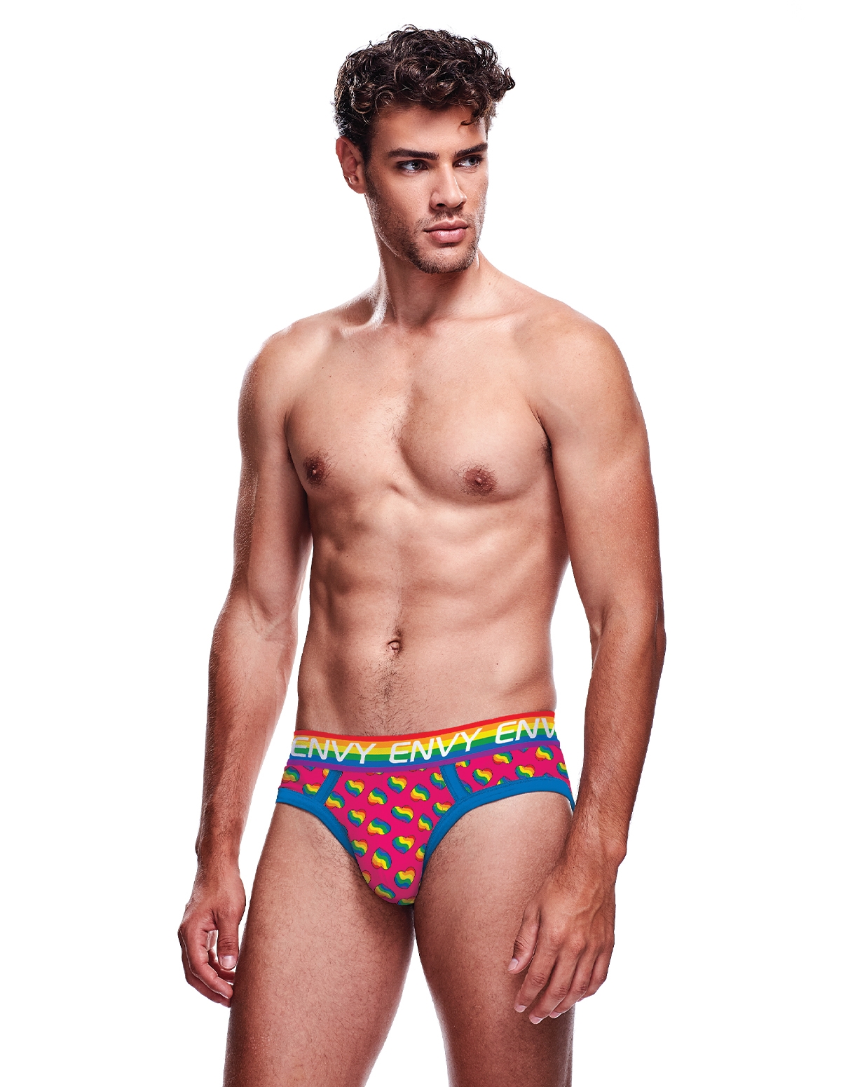 alternate image for Envy Rainbow Hearts Brief