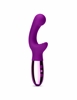 Additional CHERRY view of product LE WAND XO DOUBLE MOTOR VIBRATOR with color code CH