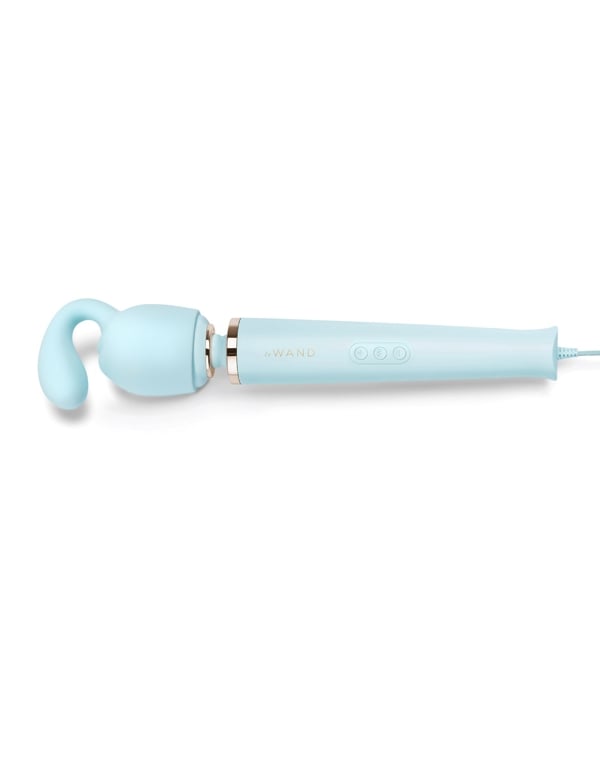 Le Wand Glider Weighted Silicone Wand Attachment ALT2 view Color: BL
