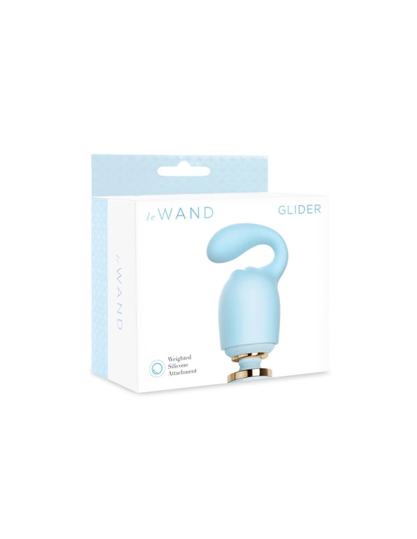 Le Wand Glider Weighted Silicone Wand Attachment ALT3 view Color: BL