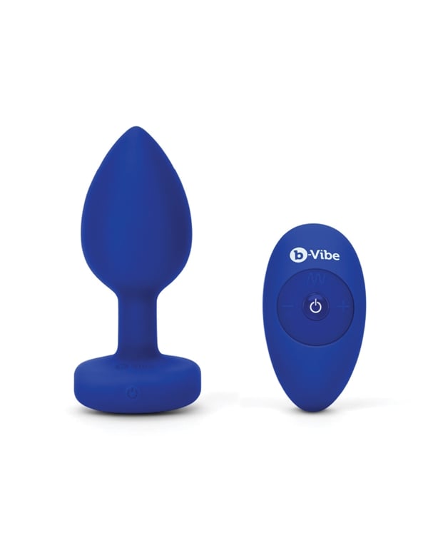 B-Vibe Vibrating Jewel Plug L/Xl default view Color: NV