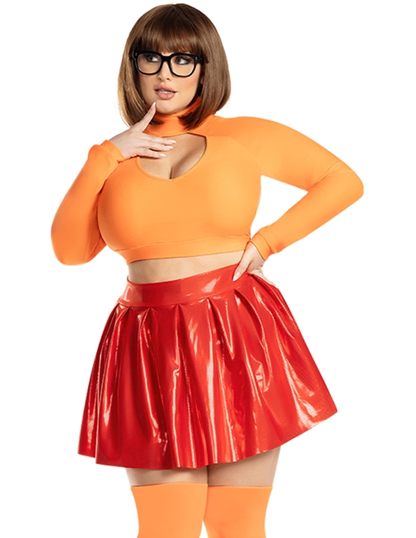 Brainy Babe Costume, Sexy Velma Costume