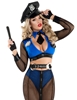 Additional BLACK/BLUE view of product NAUGHTY NET COP with color code BB