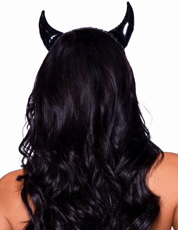 VINYL DEVIL HORNS ALT1 view Color: BK