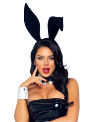 Additional  view of product BENDABLE VELVET BUNNY EARS with color code BK-ALT1