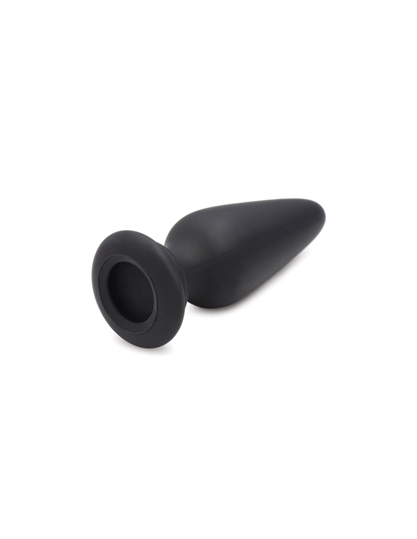 SILICONE ANAL PLUG WITH 3 INTERCHANGEABLE TAILS ALT5 view Color: MC