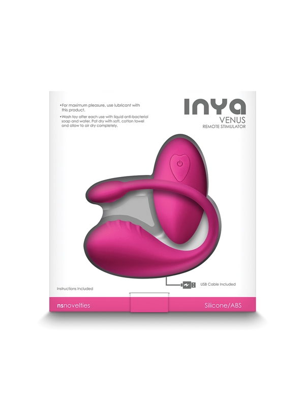Inya Venus Wearable Vibrator With Remote ALT3 view Color: PK