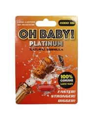 Alternate front view of OH BABY! MALE ENHANCEMENT PILL PACK