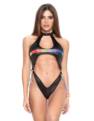 Front view of LOVE WINS BODYSUIT