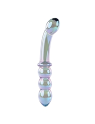 Alternate front view of GENDER X LUSTROUS GALAXY GLASS WAND