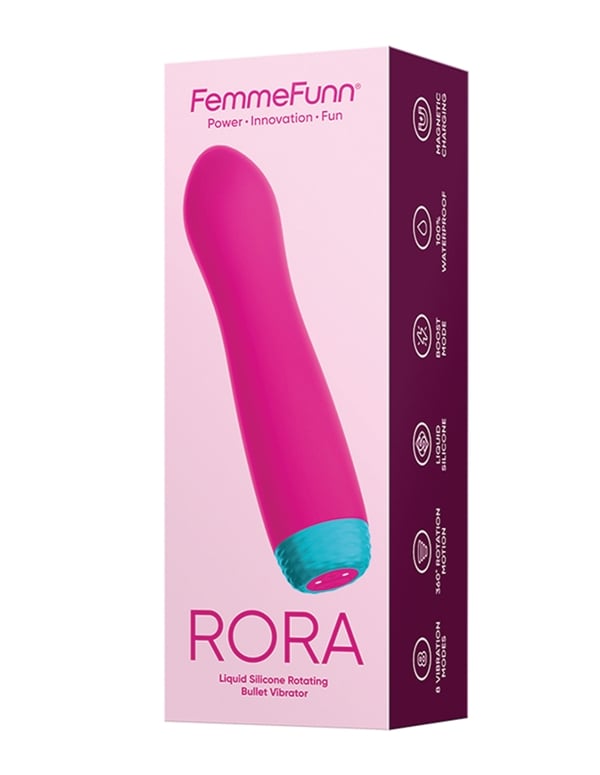 Femme Fun Rora Rotating Vibrator ALT2 view Color: PK