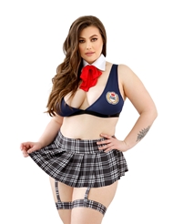 Additional  view of product LEARNING CURVES 4PC PLUS SIZE SCHOOL GIRL SET with color code NV
