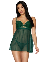Additional  view of product TRIMMED IN TINSEL BABYDOLL with color code EVG