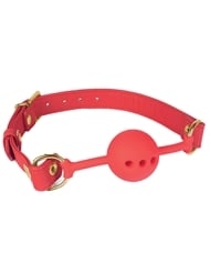 Front view of VEGAN SILICONE BALL GAG
