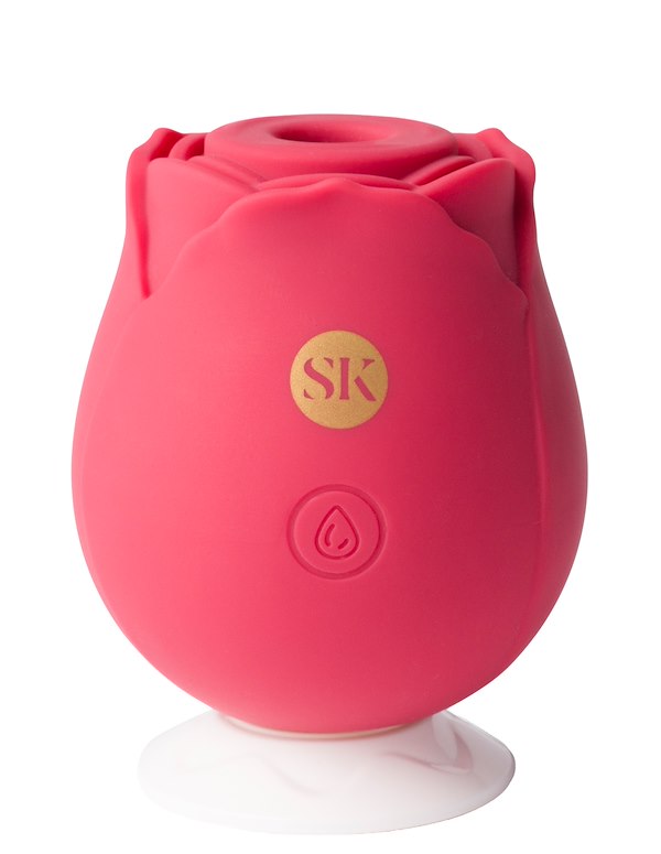 SECRET KISSES ROSEGASM AIR SUCTION VIBE - THE ROSE ALT2 view Color: RD