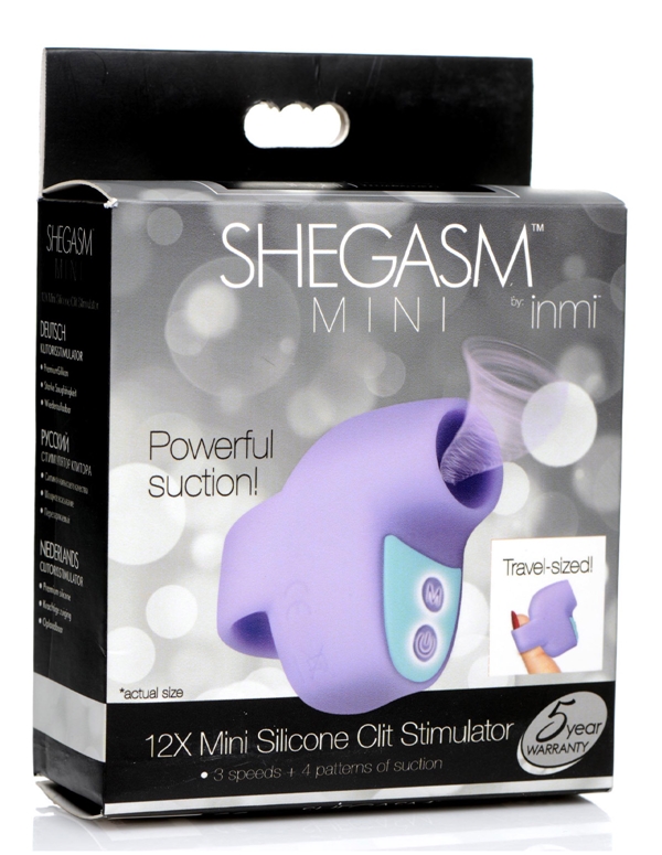 Shegasm Mini 12X Silicone Clit Stimulator ALT3 view Color: PR