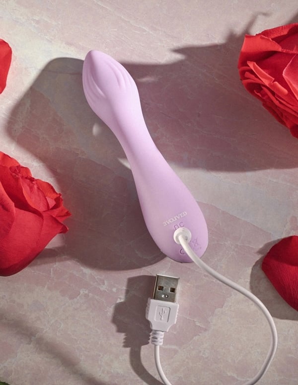 Lilac G Petite Silicone Vibe ALT7 view Color: LL