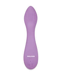 Alternate back view of LILAC G PETITE SILICONE VIBE