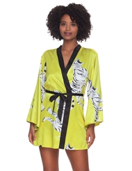 Additional  view of product ADRIENNE SATIN KIMONO with color code TG