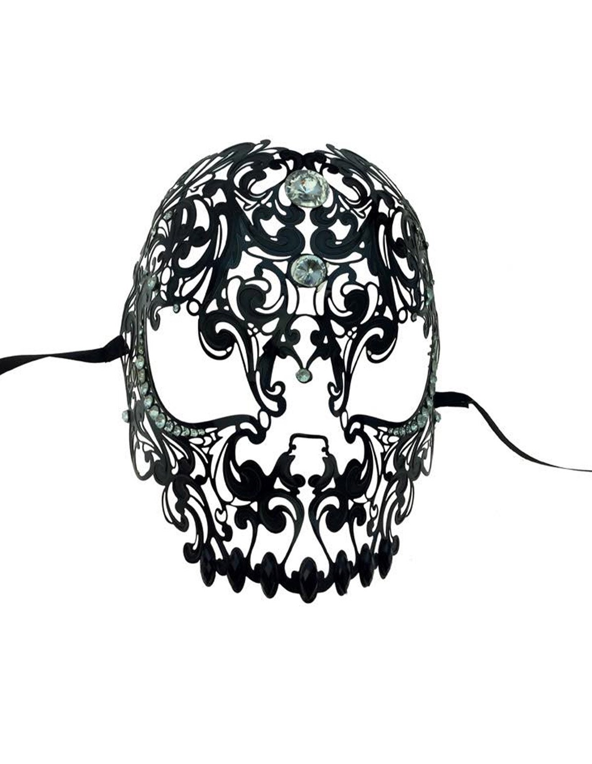 alternate image for Skull Laser Cut Metal Mask