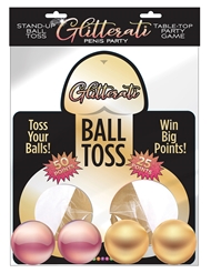 Alternate back view of GLITTERATI BALL TOSS TABLE TOP GAME